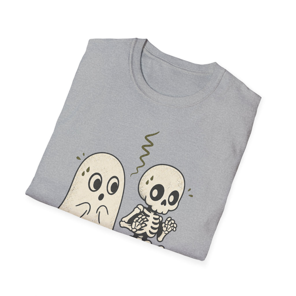 I Heard It Too T-Shirt ︱ Retro Ghost & Skeleton Tee