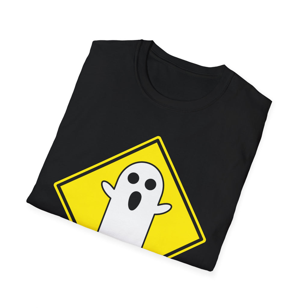 Ghost Crossing T-Shirt ︱ Retro Warning Sign Tee