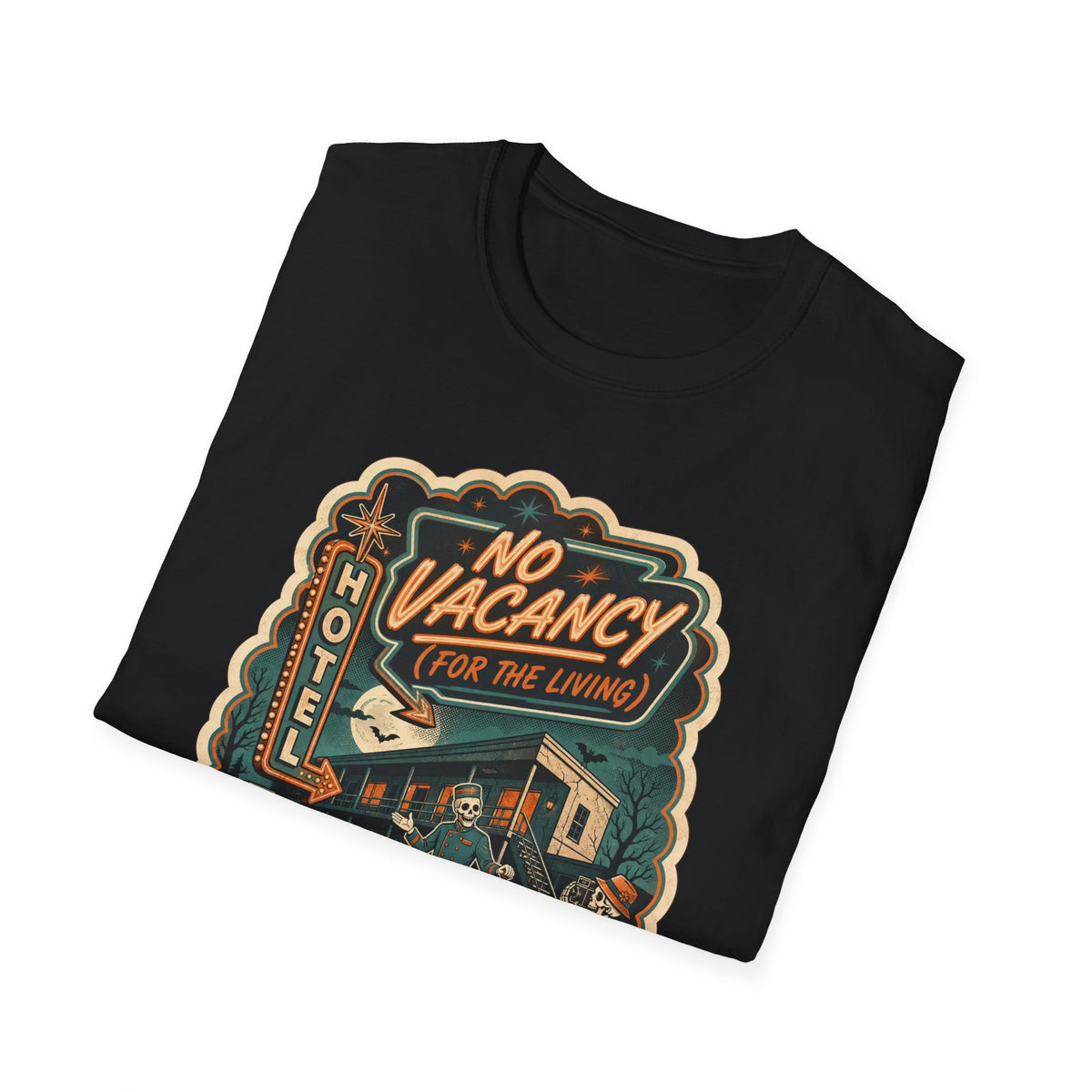 No Vacancy Motel T-Shirt ︱Ghost Vintage Road Trip Graphic Tee