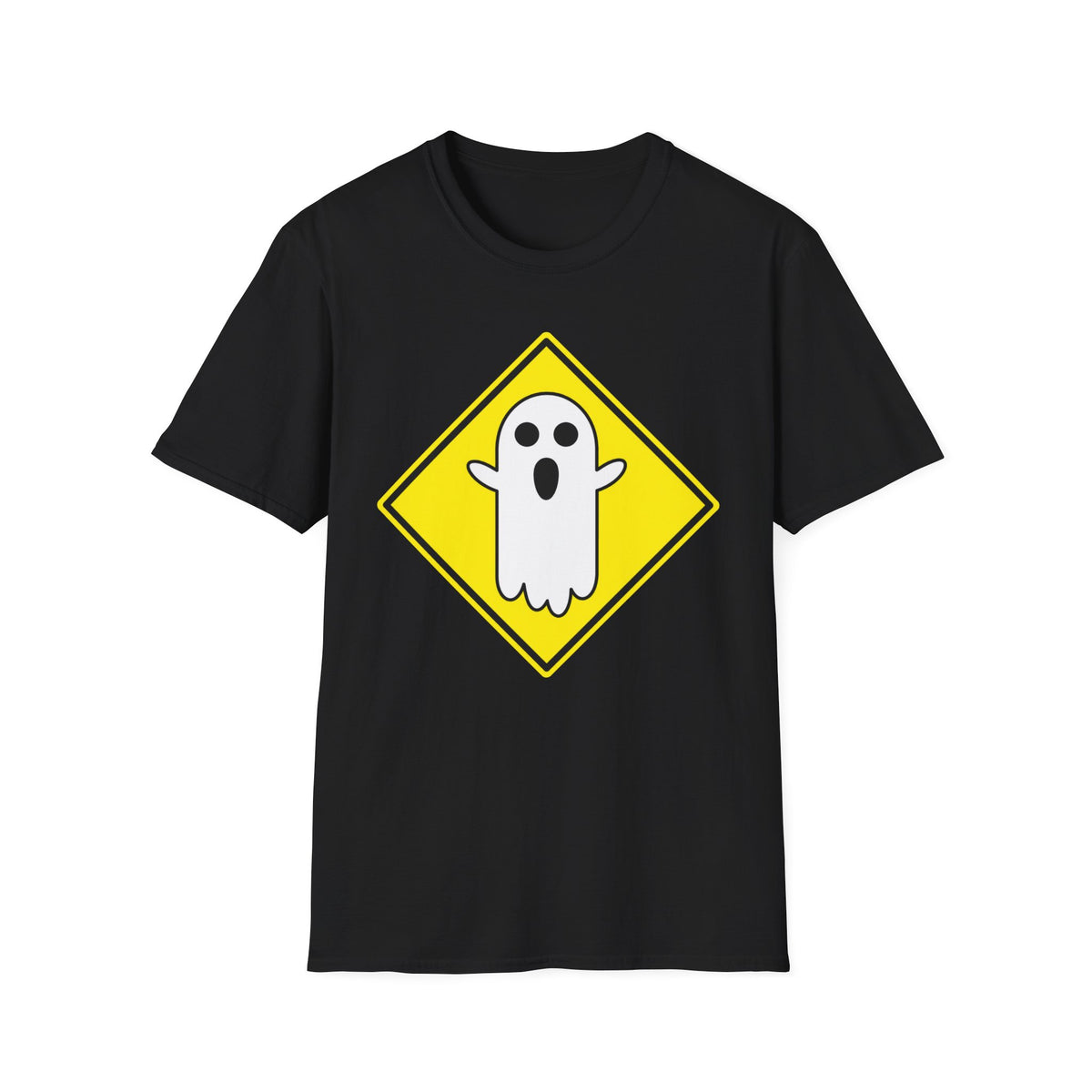Ghost Crossing T-Shirt ︱ Retro Warning Sign Tee