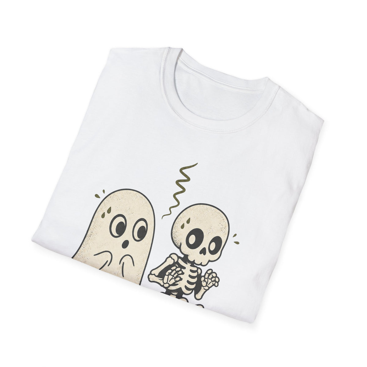 I Heard It Too T-Shirt ︱ Retro Ghost & Skeleton Tee