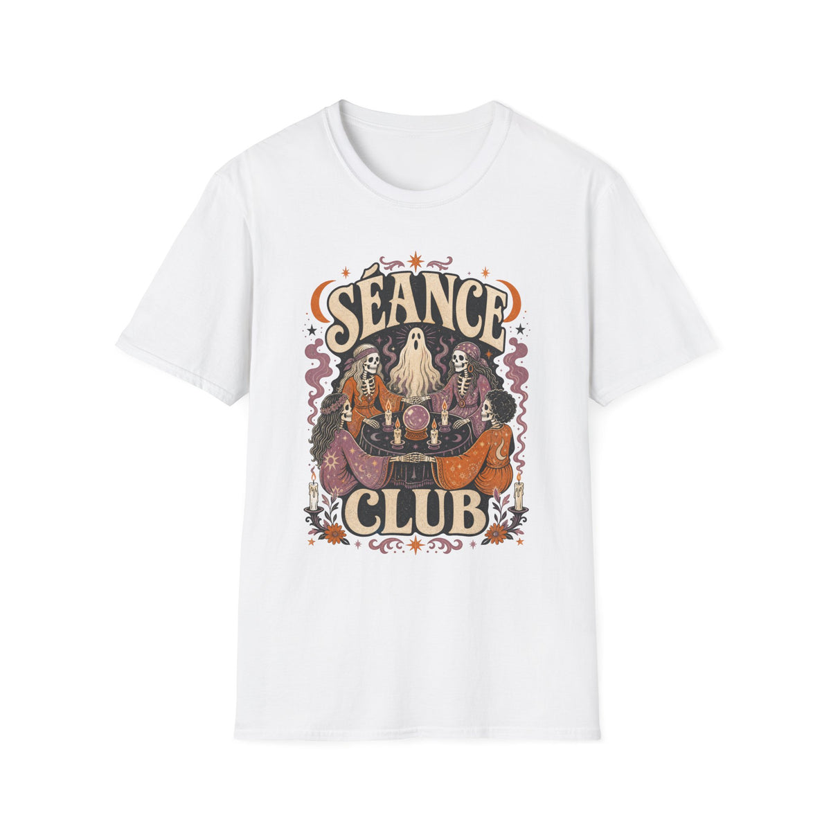 Seance Club T-Shirt ︱ Retro Ghost & Crystal Ball Tee