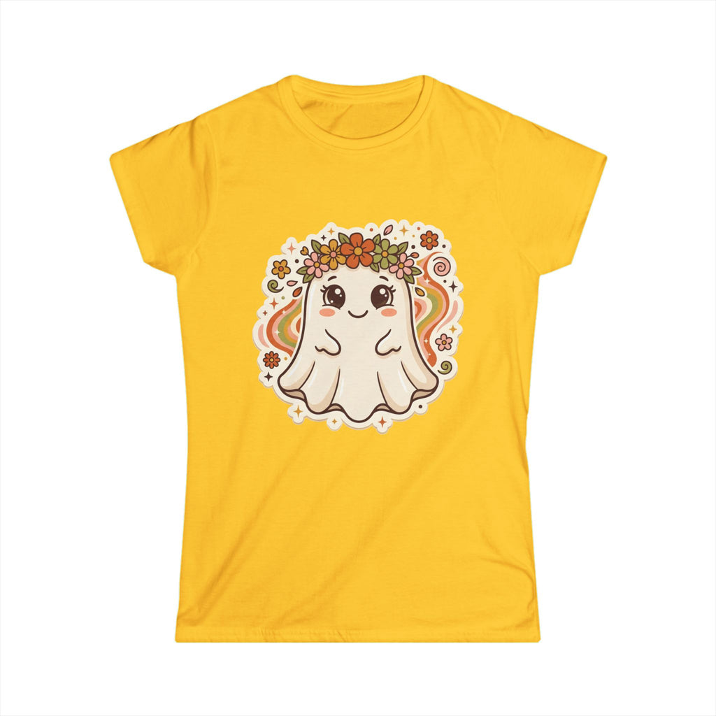 Women's Flower Hippie Ghost ︱ Semi-fitted Tee