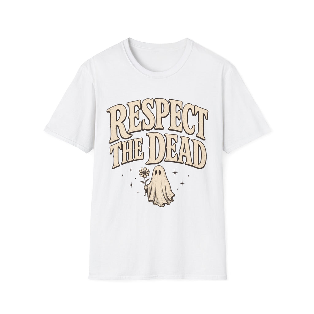 Respect the Dead T-Shirt ︱ Stoic Ghost Halloween Tee