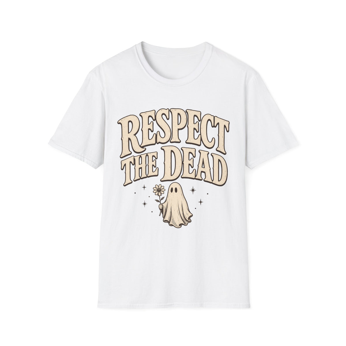 Respect the Dead T-Shirt ︱ Stoic Ghost Halloween Tee