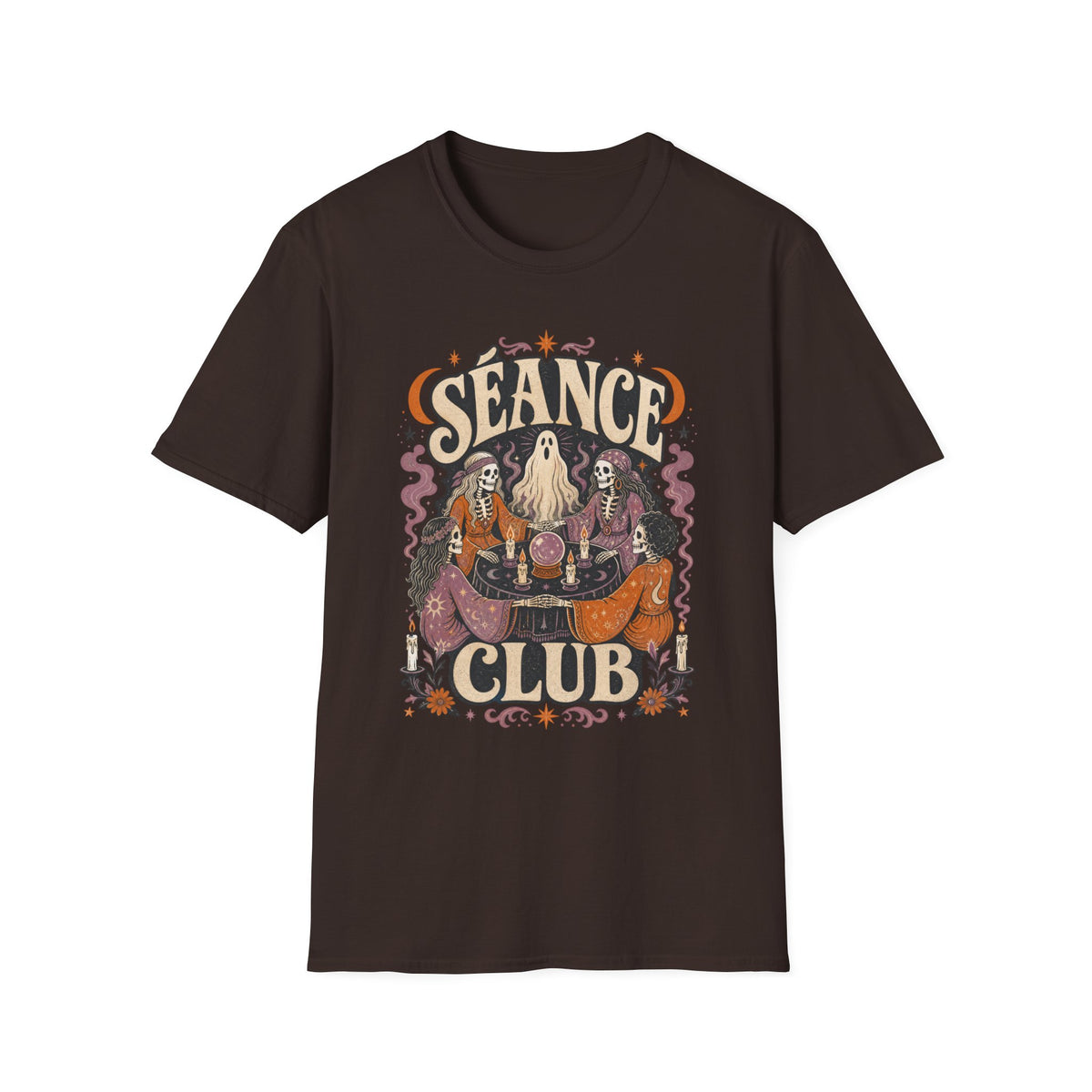 Seance Club T-Shirt ︱ Retro Ghost & Crystal Ball Tee