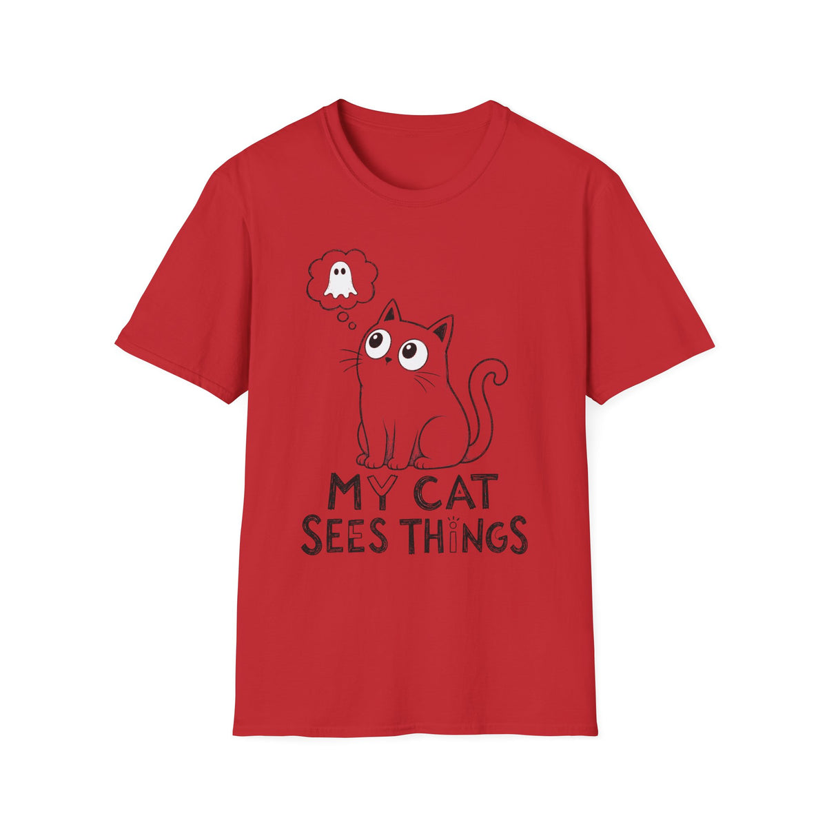 My Cat Sees Things T-Shirt ︱ Cute Paranormal Cat Tee