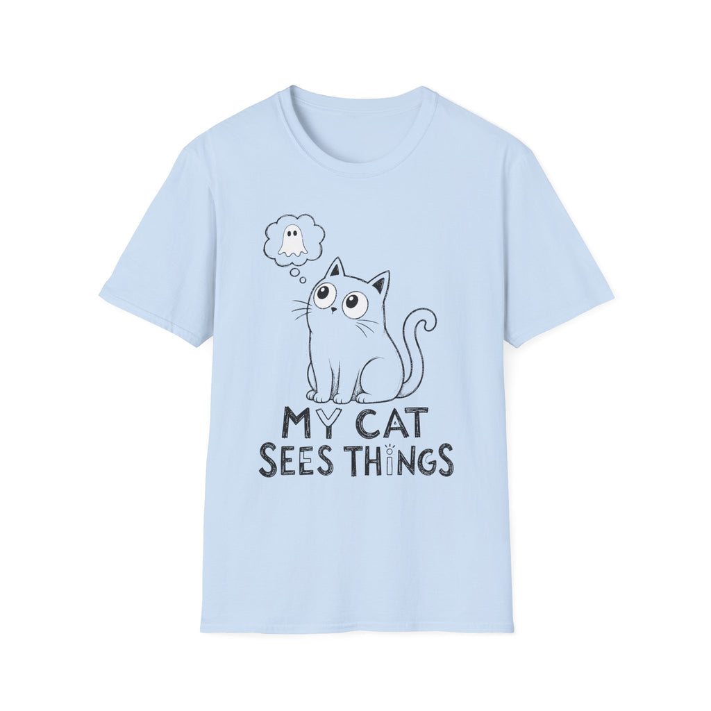My Cat Sees Things T-Shirt ︱ Cute Paranormal Cat Tee