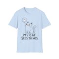 My Cat Sees Things T-Shirt ︱ Cute Paranormal Cat Tee