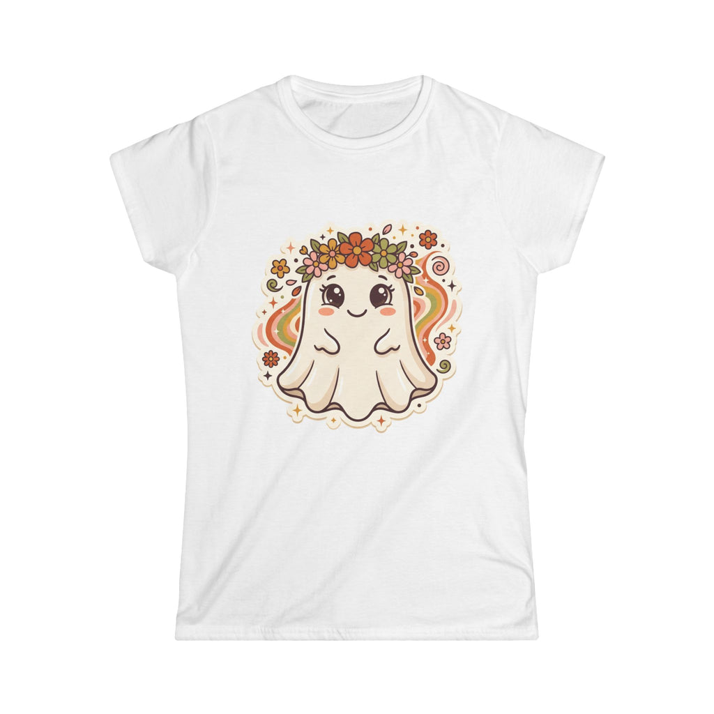 Women's Flower Hippie Ghost ︱ Semi-fitted Tee