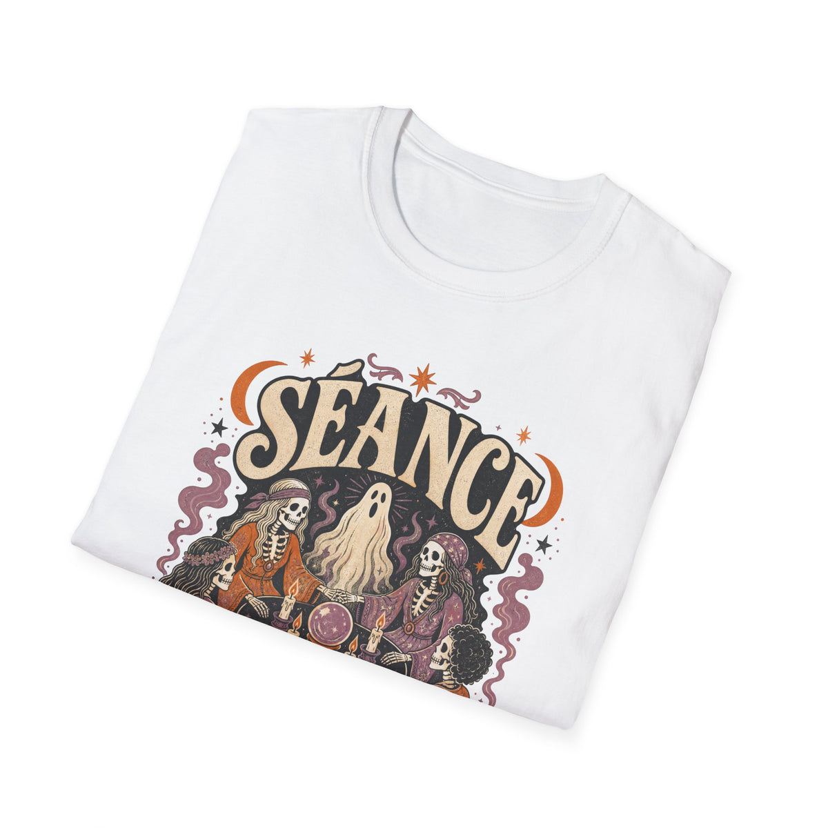 Seance Club T-Shirt ︱ Retro Ghost & Crystal Ball Tee
