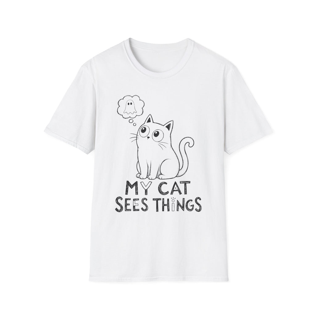 My Cat Sees Things T-Shirt ︱ Cute Paranormal Cat Tee