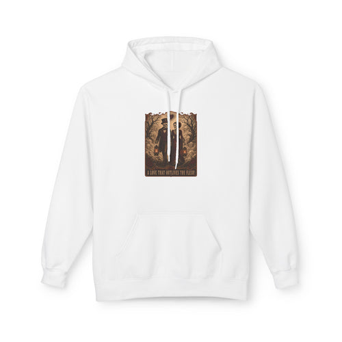 A LOVE THAT OUTLIVES THE FLESH! Graphic Hoodie︱Couples Dark Romance