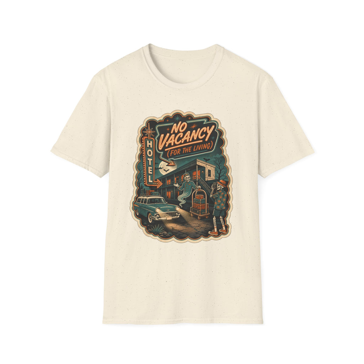 No Vacancy Motel T-Shirt ︱Ghost Vintage Road Trip Graphic Tee