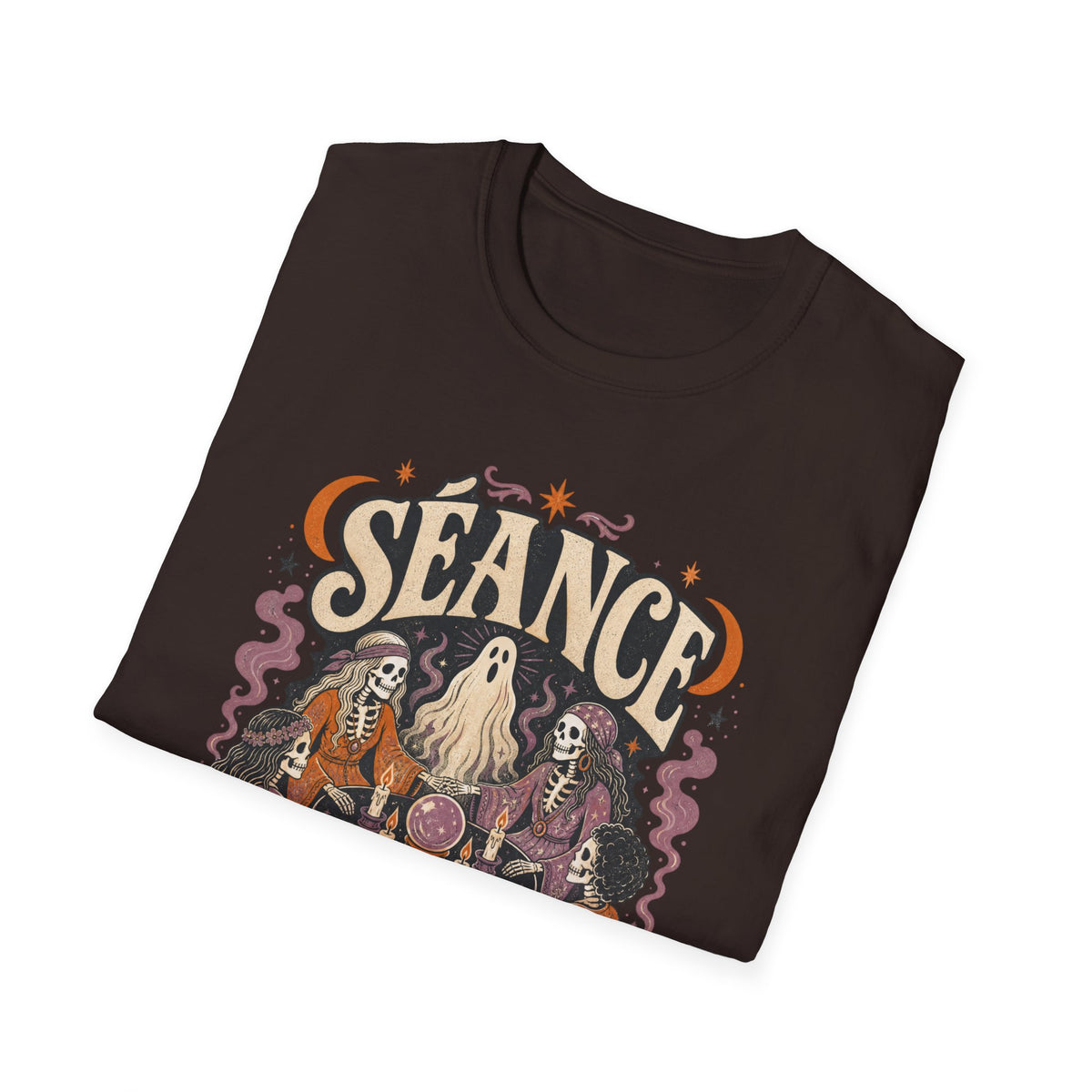 Seance Club T-Shirt ︱ Retro Ghost & Crystal Ball Tee