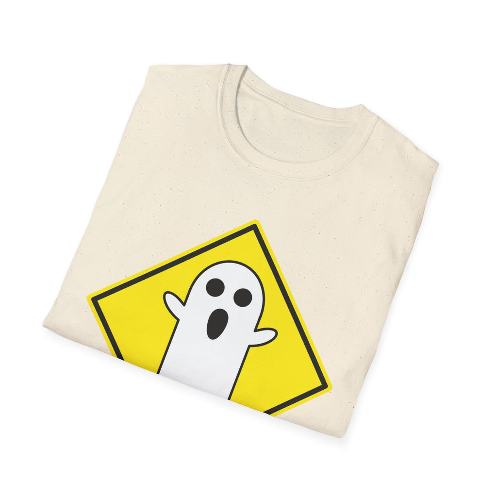Ghost Crossing T-Shirt ︱ Retro Warning Sign Tee