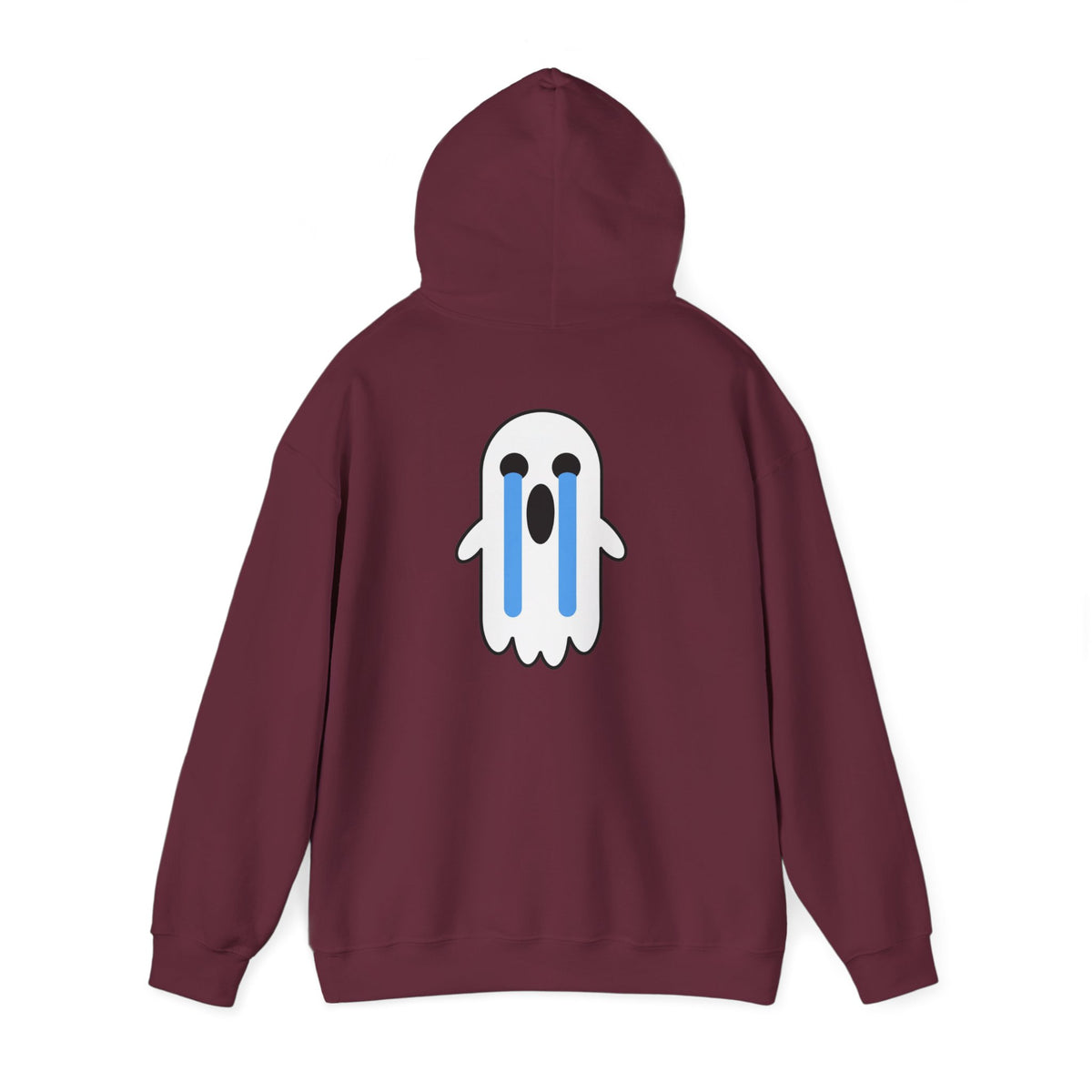 Ghost Bait Hoodie ︱ Crying Ghost Graphic Hooded Sweatshirt