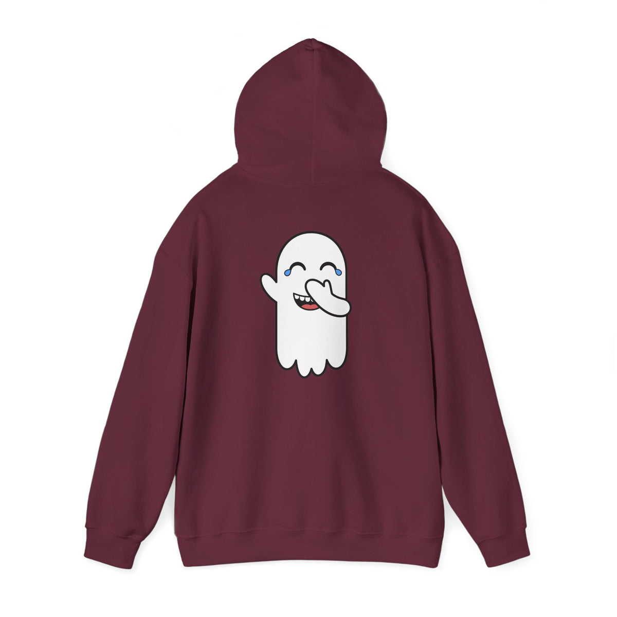 Ghost Bait Hoodie ︱ Cute Laughing Ghost Graphic Hooded Sweatshirt