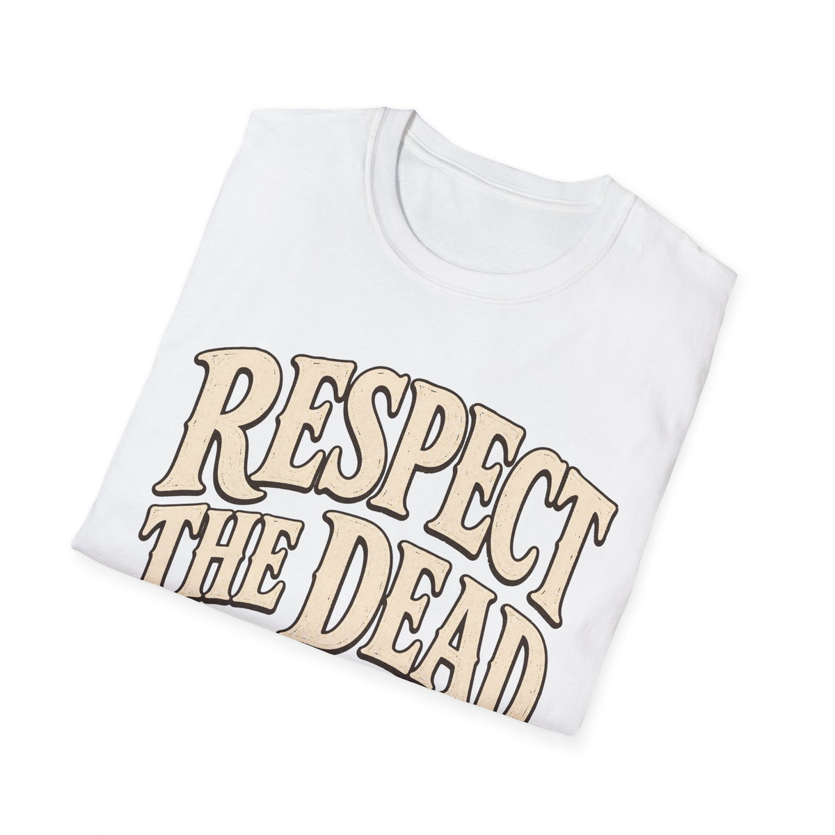 Respect the Dead T-Shirt ︱ Stoic Ghost Halloween Tee