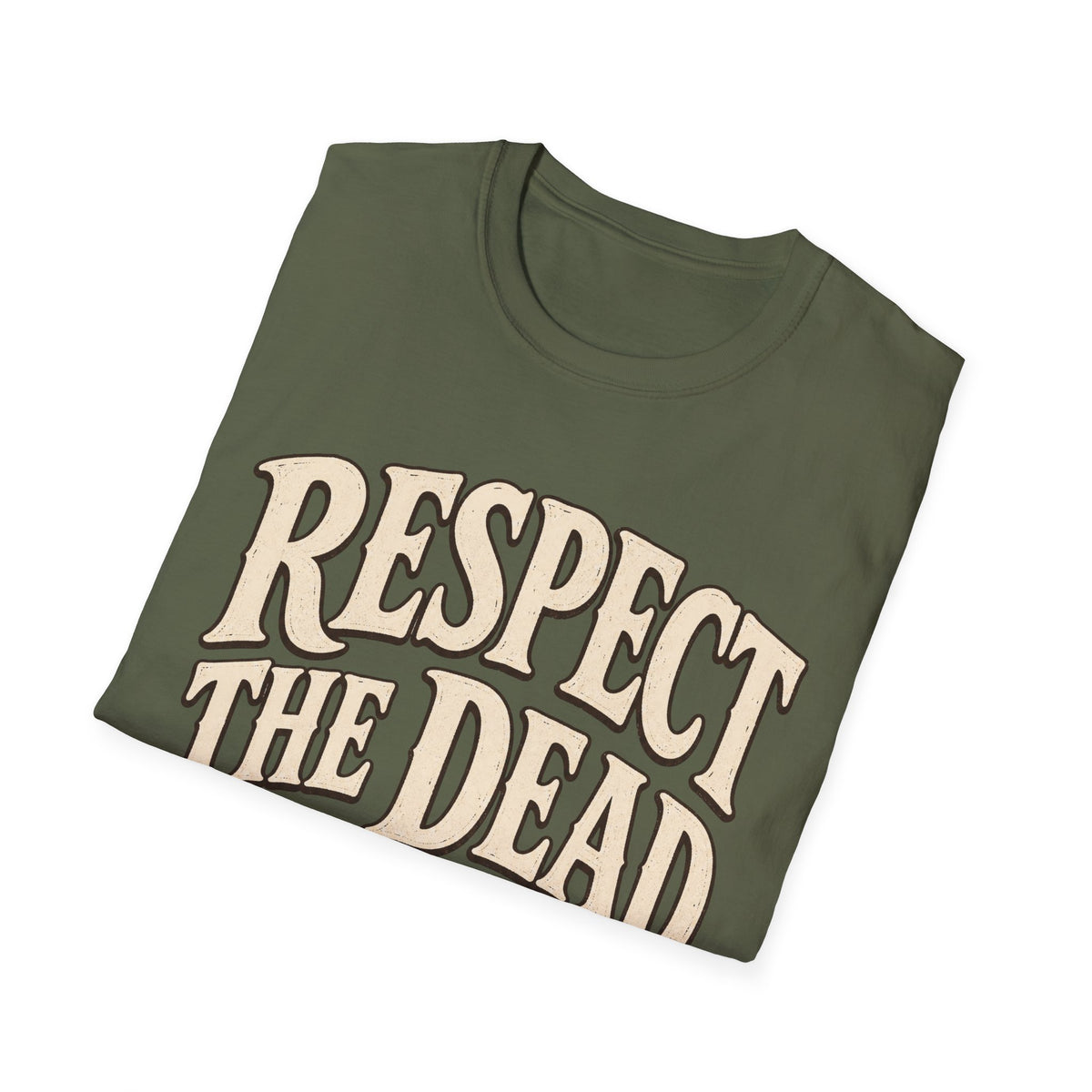 Respect the Dead T-Shirt ︱ Stoic Ghost Halloween Tee