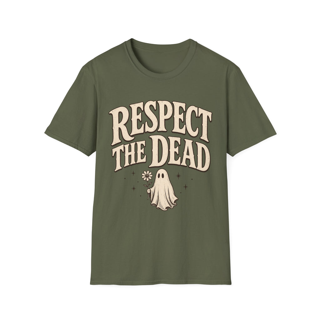 Respect the Dead T-Shirt ︱ Stoic Ghost Halloween Tee