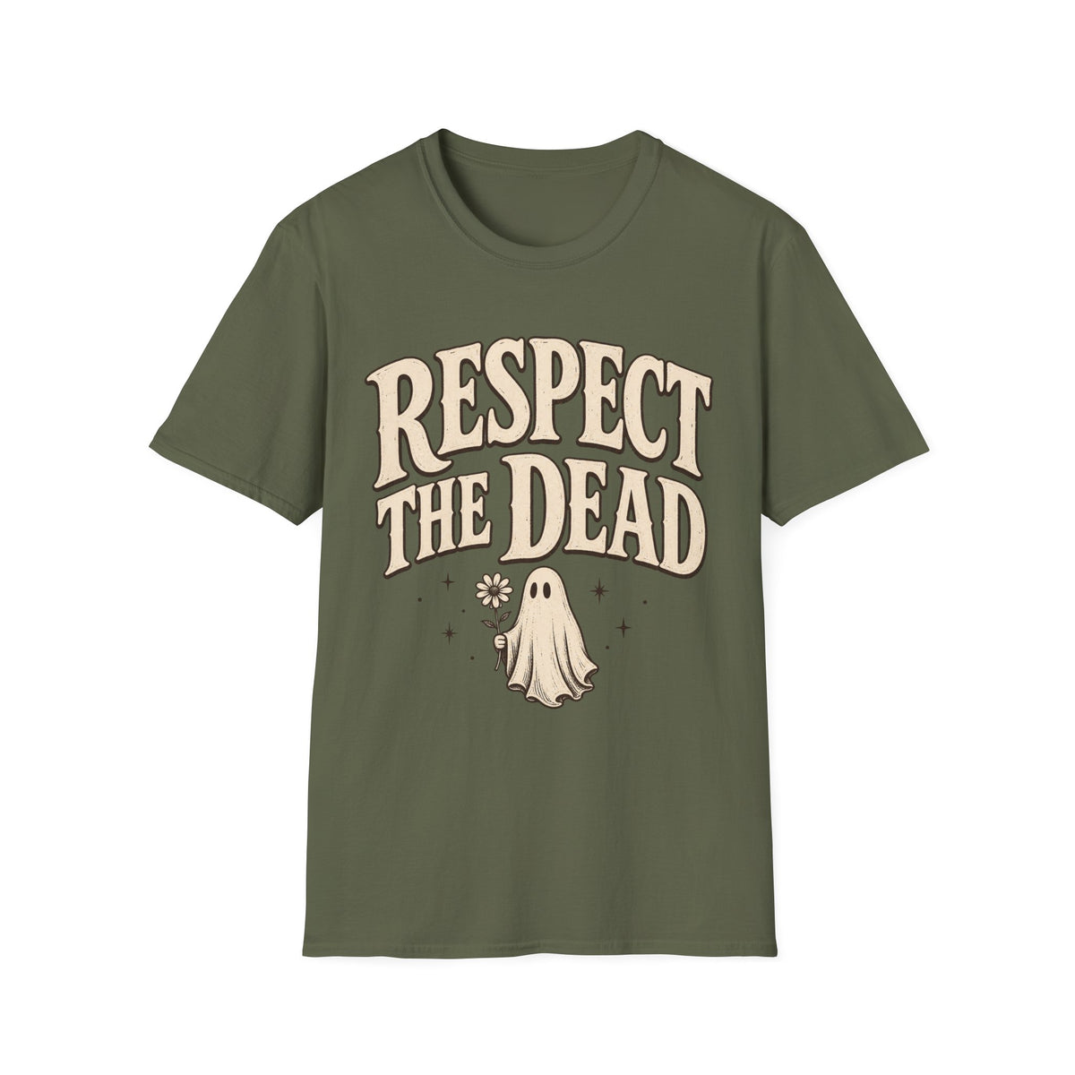 Respect the Dead T-Shirt ︱ Stoic Ghost Halloween Tee