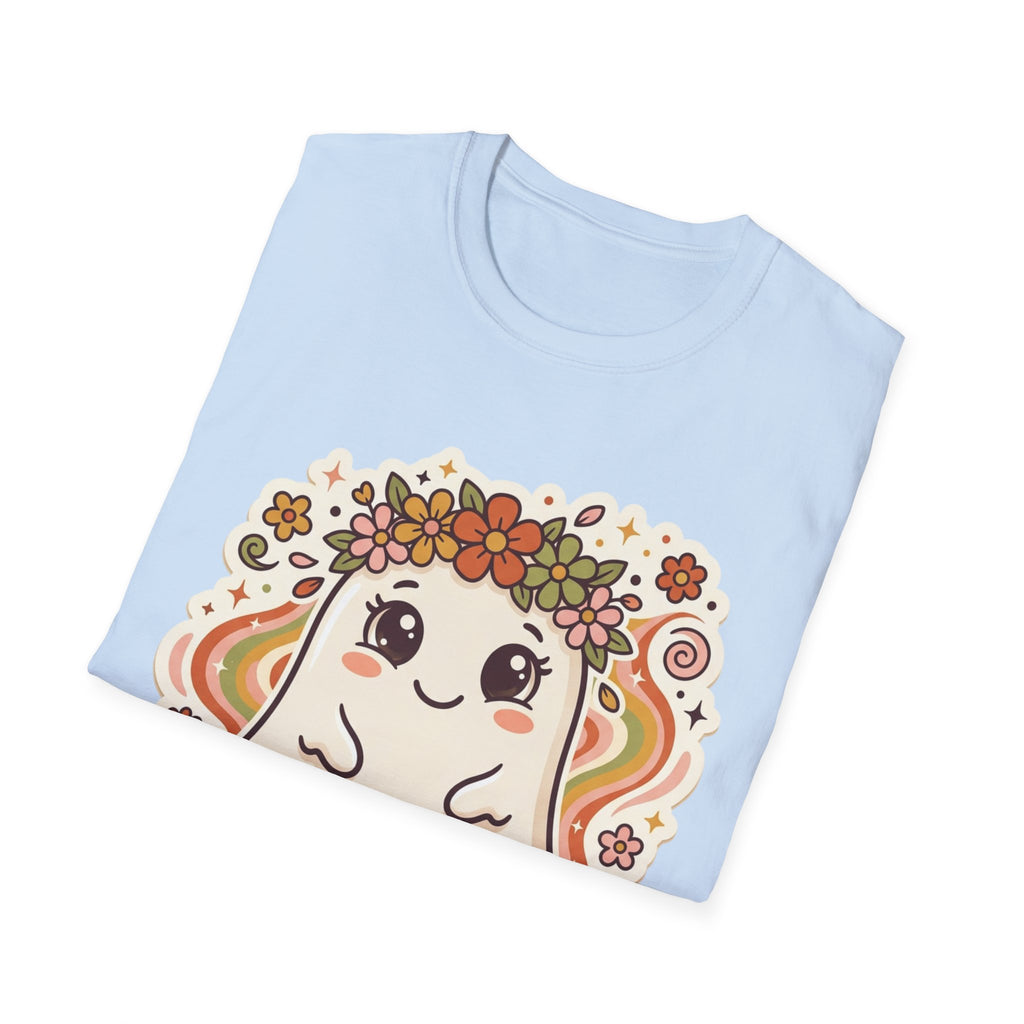Flower Hippie Ghost ︱ Floral Flower Crown Kawaii Spirit Shirt