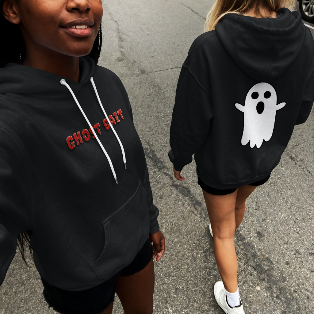 Ghost Bait Hoodie ︱ Surprised Ghost Graphic Hooded Sweatshirt