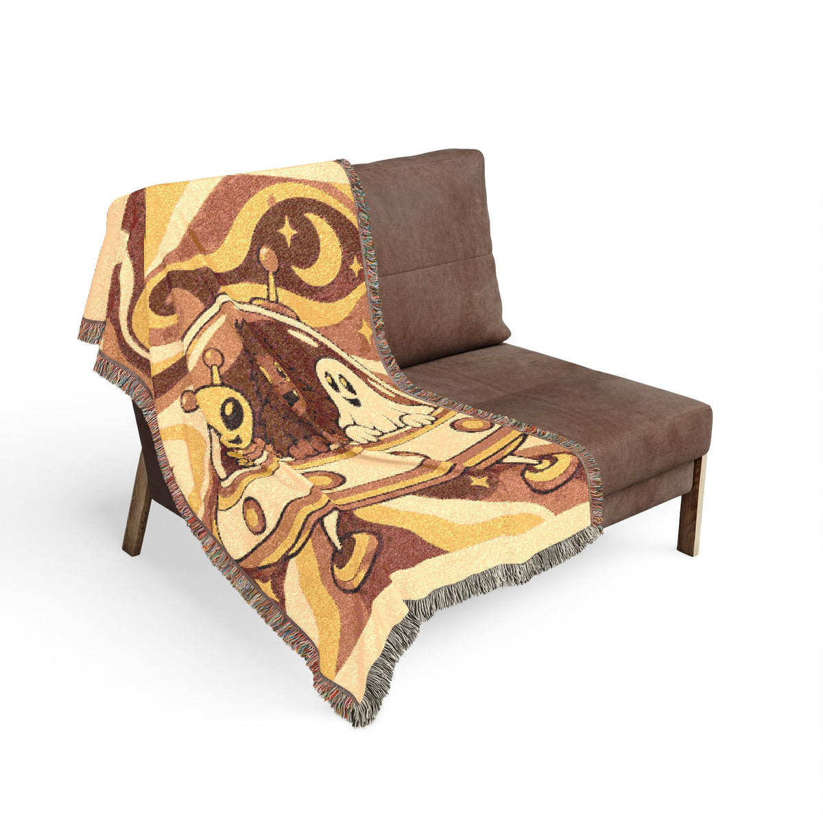 Woven Blanket — Retro UFO P.R.O.O.F. Throw Blanket