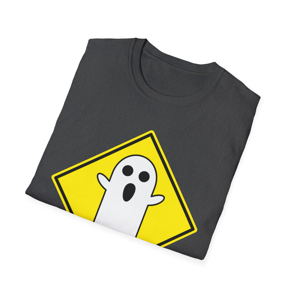 Ghost Crossing T-Shirt ︱ Retro Warning Sign Tee