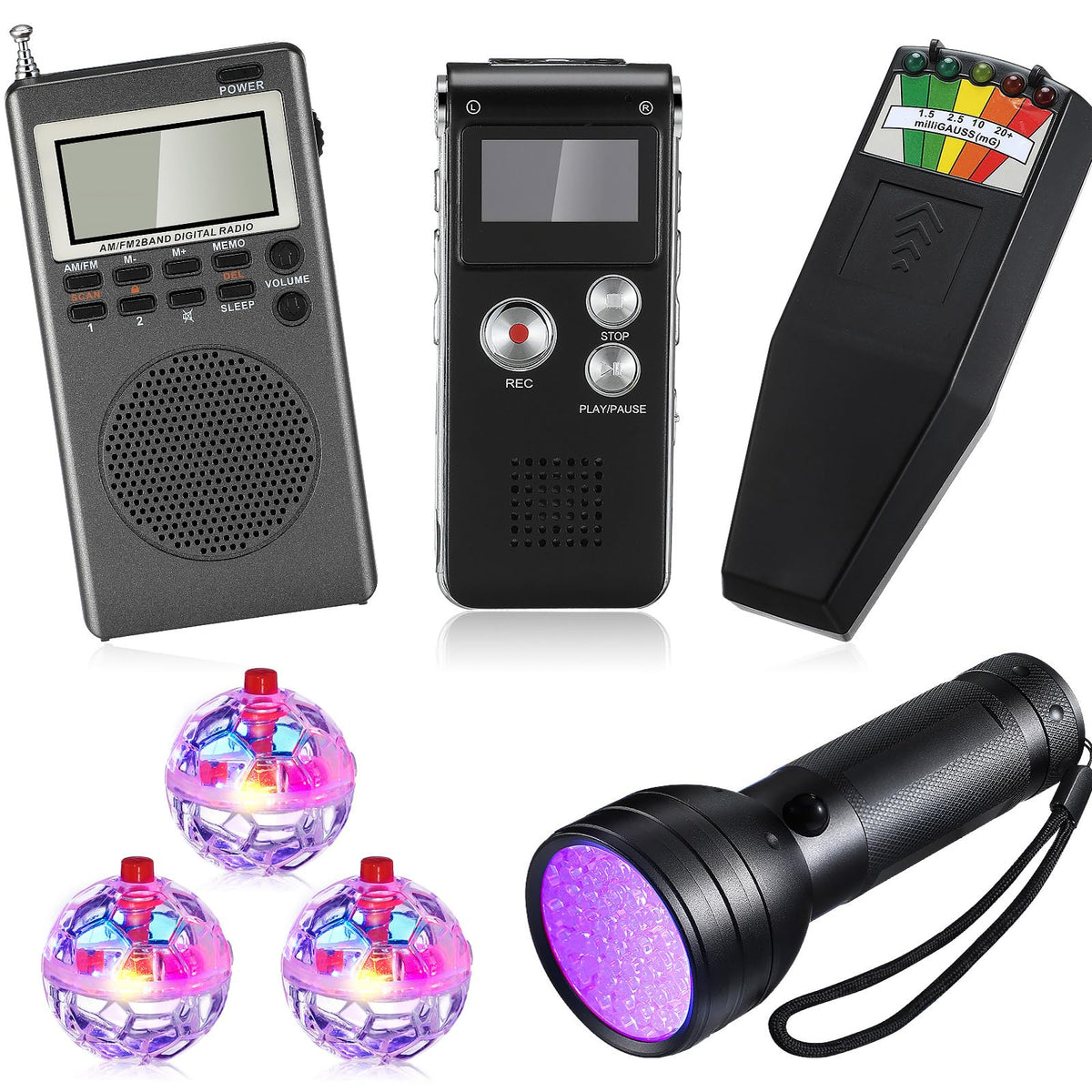 7 Pcs Ghost Hunting Equipment Kit