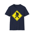 Bigfoot Crossing T‑Shirt ︱ Retro Warning Sign Tee