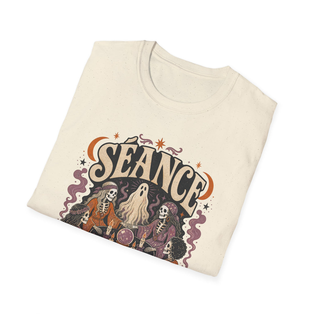 Seance Club T-Shirt ︱ Retro Ghost & Crystal Ball Tee