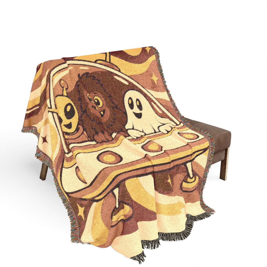 Woven Blanket — Retro UFO P.R.O.O.F. Throw Blanket