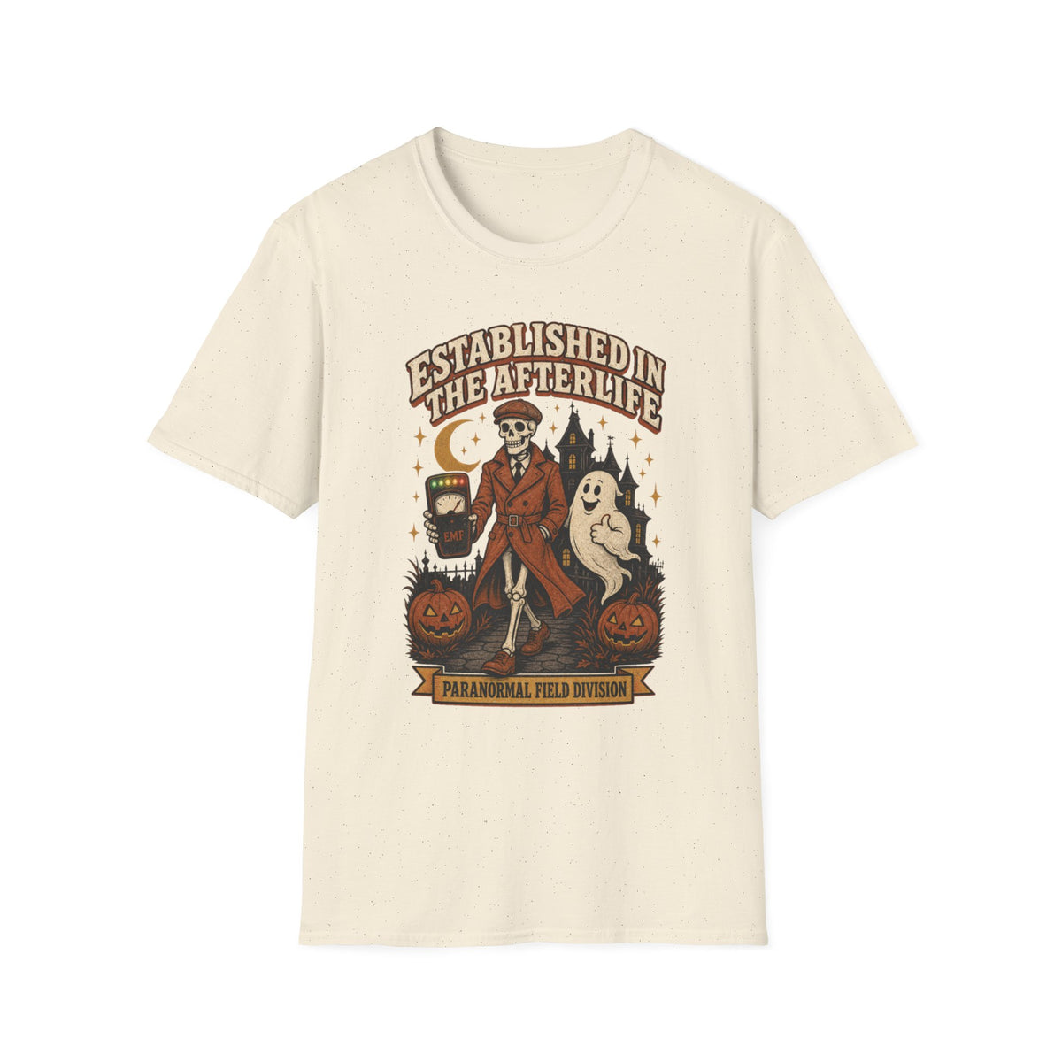 Established in the Afterlife T-Shirt — Paranormal Field Investigator Tee