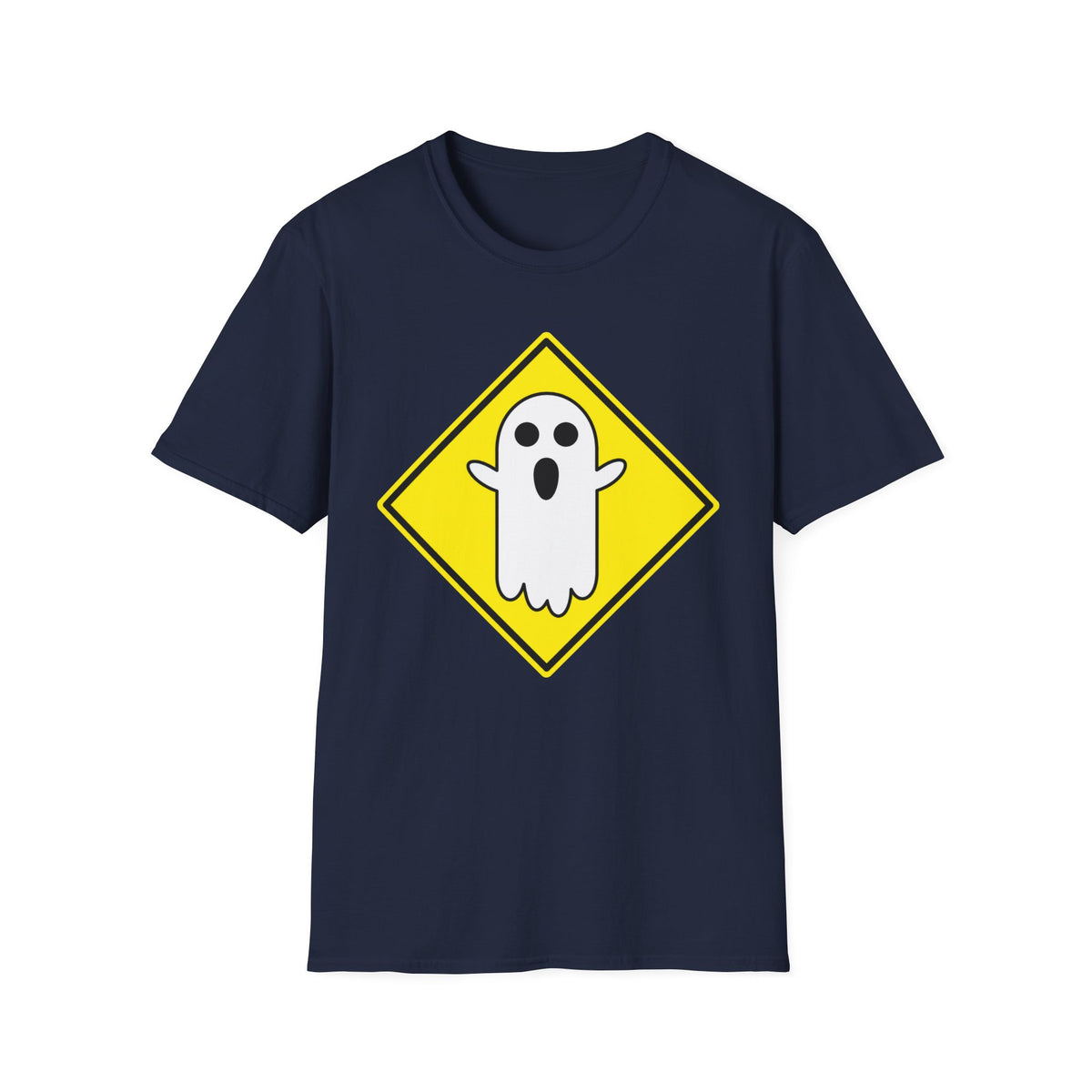 Ghost Crossing T-Shirt ︱ Retro Warning Sign Tee