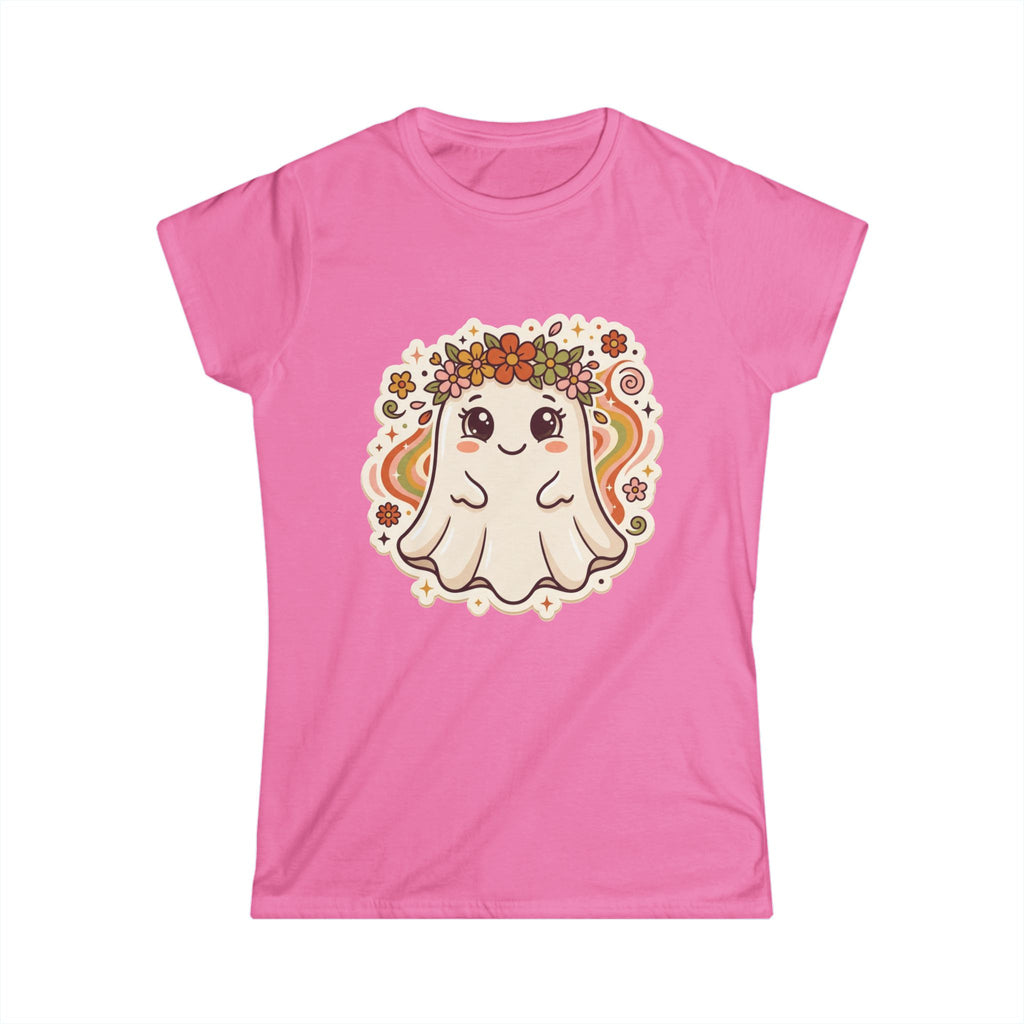 Women's Flower Hippie Ghost ︱ Semi-fitted Tee
