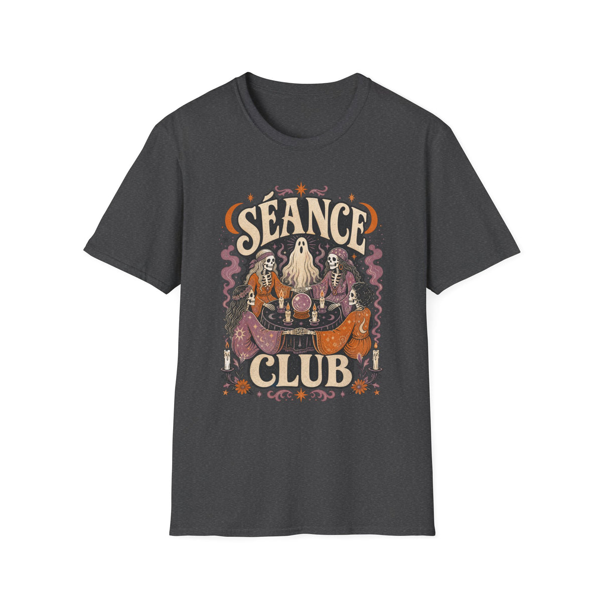Seance Club T-Shirt ︱ Retro Ghost & Crystal Ball Tee