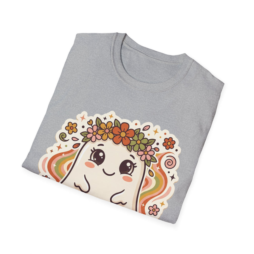 Flower Hippie Ghost ︱ Floral Flower Crown Kawaii Spirit Shirt