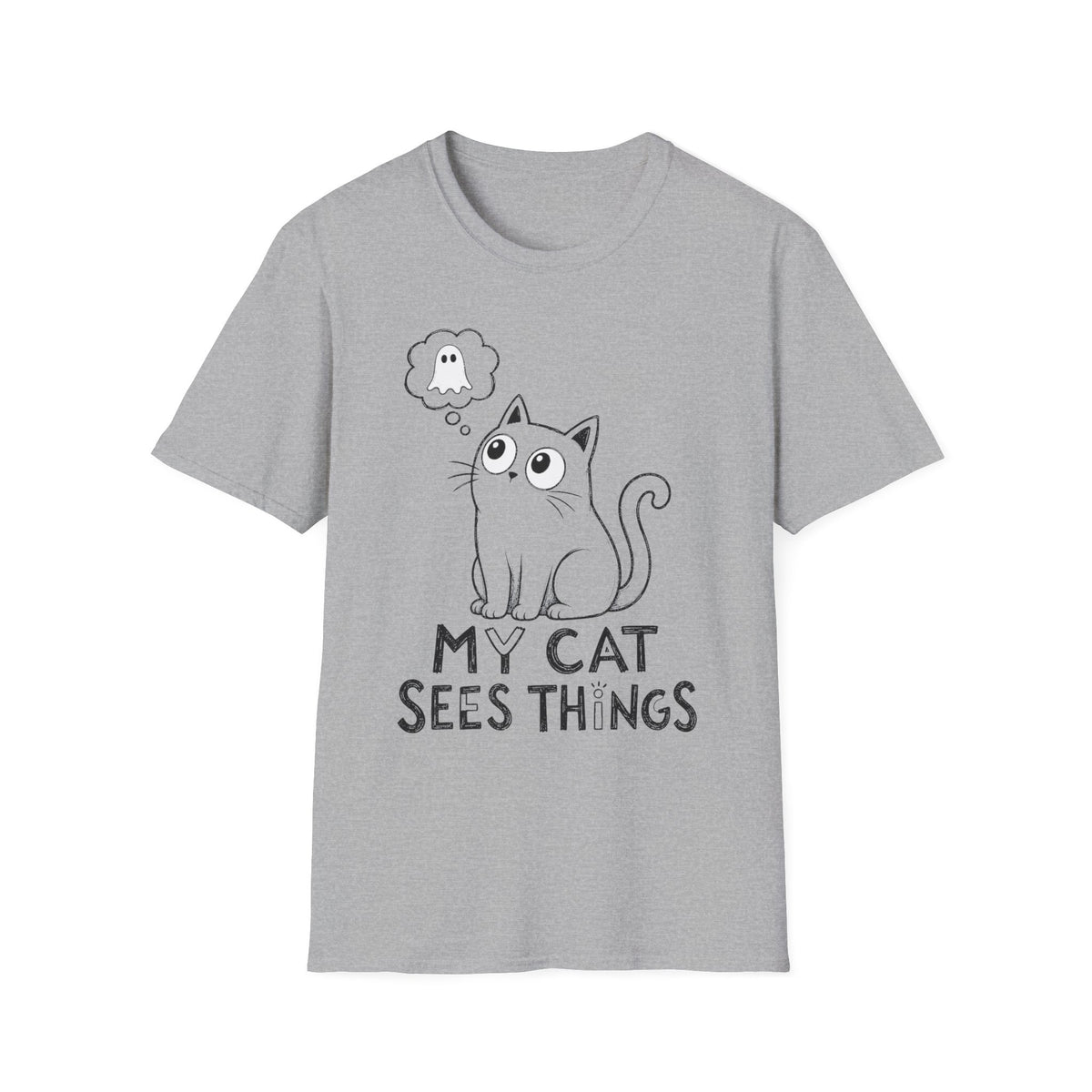 My Cat Sees Things T-Shirt ︱ Cute Paranormal Cat Tee