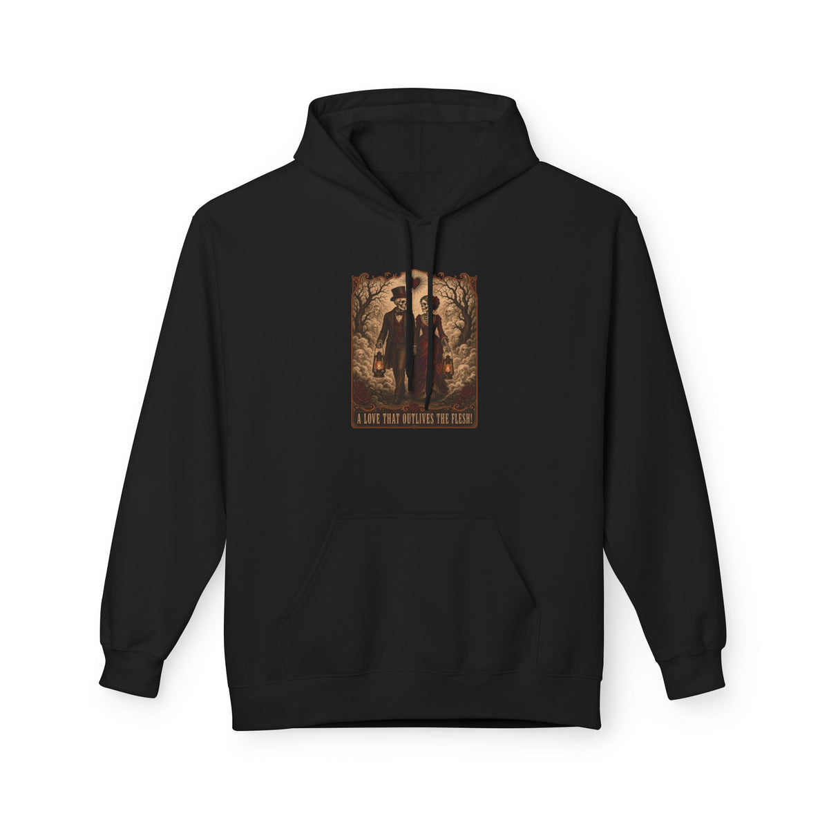 A LOVE THAT OUTLIVES THE FLESH! Graphic Hoodie︱Couples Dark Romance