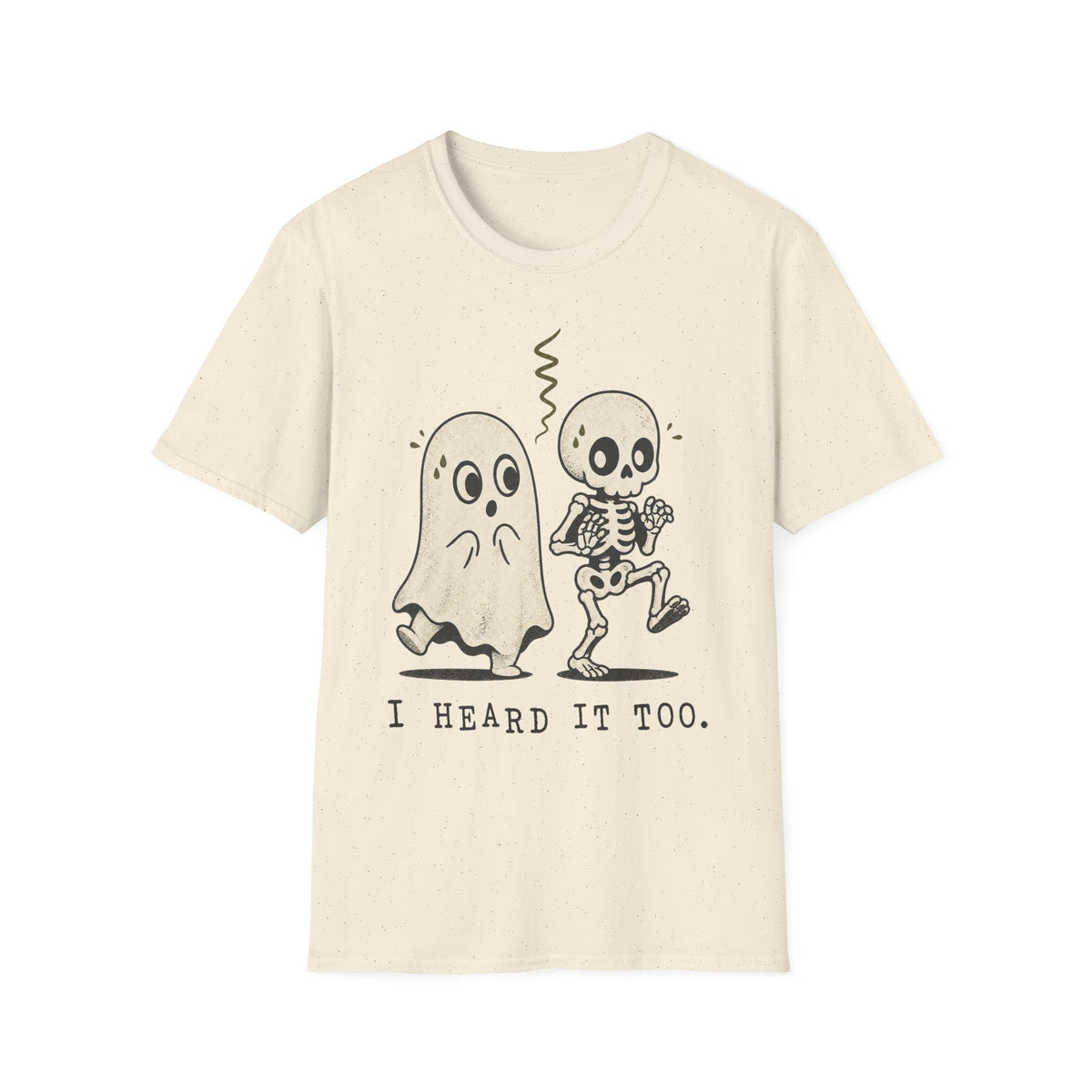 I Heard It Too T-Shirt ︱ Retro Ghost & Skeleton Tee