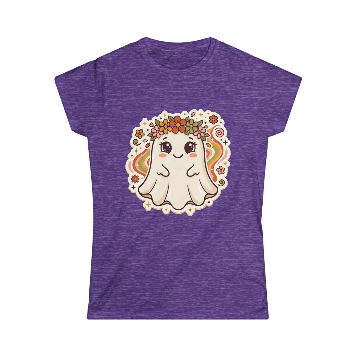 Women's Flower Hippie Ghost ︱ Semi-fitted Tee