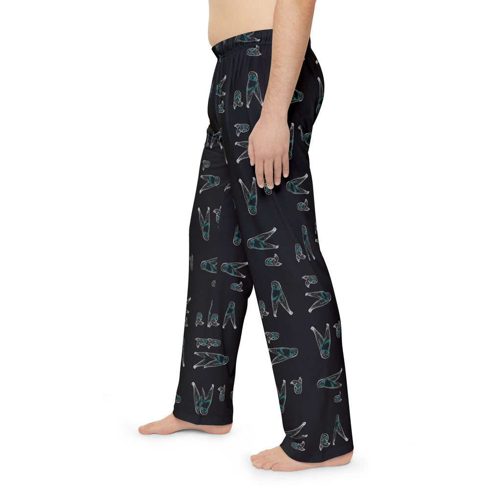 Men's Pajama Pants Mystical Fresno Nightwalker Pattern Print