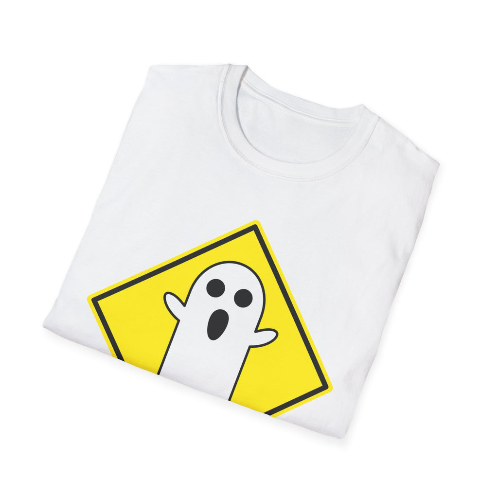 Ghost Crossing T-Shirt ︱ Retro Warning Sign Tee