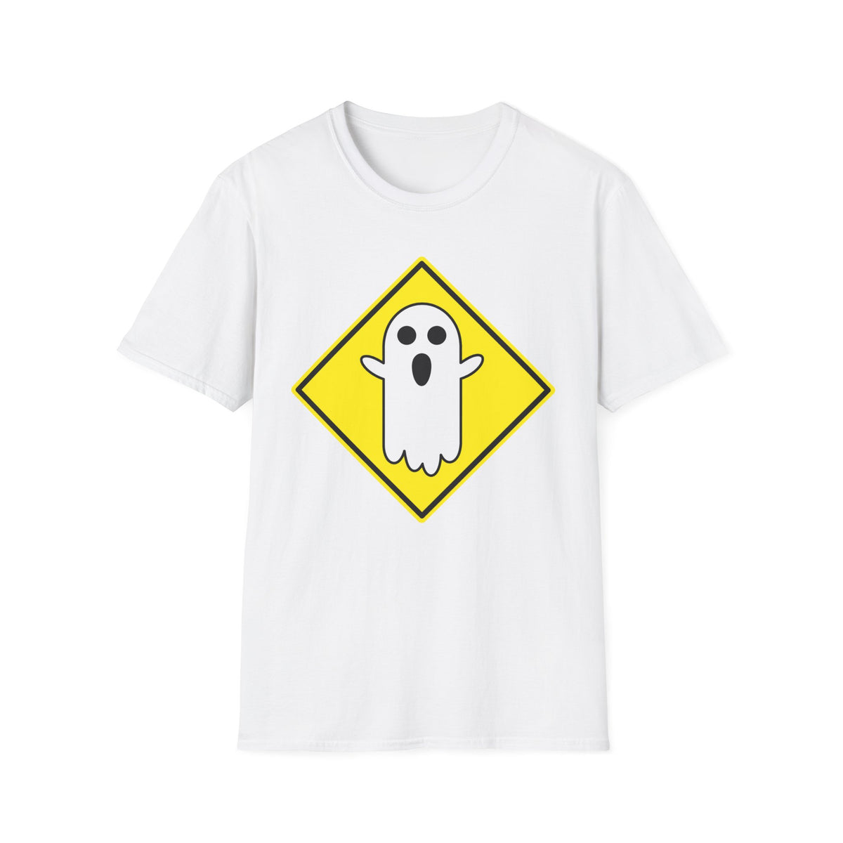 Ghost Crossing T-Shirt ︱ Retro Warning Sign Tee